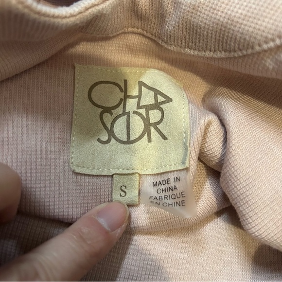 Chaser Pink Long Sleeve Cross Strap Back Top - Picture 8 of 10